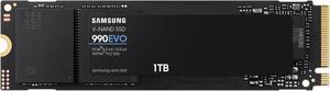 SAMSUNG 990 EVO SSD 1TB, PCIe Gen 4x4, Gen 5x2 M.2 2280 NVMe Internal Solid State Drive, Speeds Up to 5,000MB/s, Upgrade Storage for PC Computer, Laptop, MZ-V9E1T0B/AM, Black