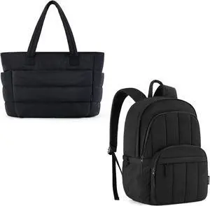 BAGSMART Tote Bag for Women and Womens Backpack Travel Laptop Backpack