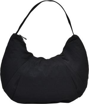 Nupouch Boho Purses for Women in Black - Spacious Boho Purse in Water-Repellent Nylon, 17" x 15" Shoulder Bag for Laptop