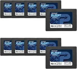 Patriot Memory Burst Elite SATA 3 480GB SSD 2.5" - 10 Pack