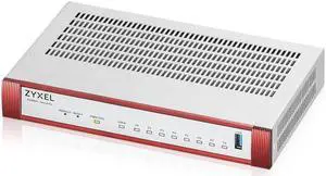 Zyxel ZyWALL USG FLEX 100HP Bundle - High Speed Cyber Security Firewall against Malware | 1x PoE+ | 1-Year UTM Gold Security Pack | Business Recommended up to 50 Users | Nebula Cloud [USGFLEX100HPBUN]