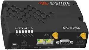 Sierra wireless AirLink LX60 Dual Gigabit Ethernet LTE Router for Verizon - DC Power Cable