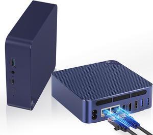 Beelink Mini PC,Intel Twin Lake N150(Up to 3.6GHz),16GB DDR4 RAM 500GB PCIe M.2 SSD Desktop PC,EQ14 Mini Computers Support 4K Dual HDMI Display/WiFi6/BT5.2/Type-C*1/USB3.2 * 3/Dual 1000Mbps LAN/WOL