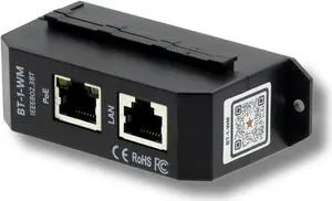 PoE Texas Single Port 2.5 Gigabit PoE++ Injector with 90W Per Port, Up to 328 Ft - 10/100/1000/2500Mbps Wall Mount or DIN Rail Mount 802.3af/at/bt PoE Injector - Includes 56 Volt 120 Watt Power Supply