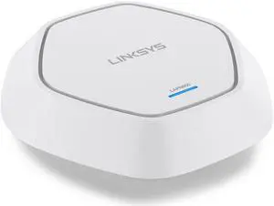 Linksys LAPN600: Wireless Business Access Point, Wi-Fi, Dual Band 2.4 + 5 GHz N600, PoE, Range Extension via WDS and Workgroup Bridge (White)