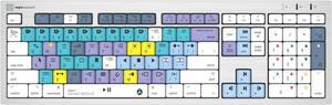 Logickeyboard 'Slimline' Designed for Editing in Blackmagic's Davinci Resolve on Mac * p/n LKB-RESC-CWMU-US