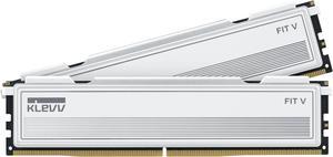 KLEVV FIT V DDR5 32GB (2x16GB) 5600MHz CL30 1.25V Gaming Desktop Ram Memory SK Hynix Chip XMP 3.0 / AMD Expo Ready (KD5AGU880-56K300F)