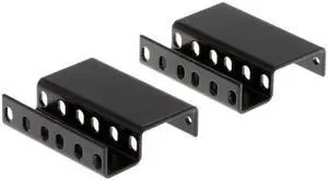 CablesAndKits Recessed Rack Adapter, 3" Recess or Extend from Face of Rack, Rail Depth Adapter, Extender, 25 lb (11 kg) Weight Capacity, for Computers, Servers or Network Equipment (2RU)