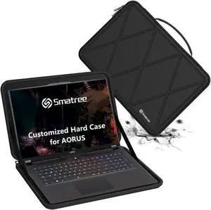 Smatree Hard EVA Protective Sleeve Compatible for 17.3 inch GIGABYTE AORUS 7 9KF/9MF, for 16 inch MSI Venture A16 AI+ Copilot+PC/Venture 16 AI, for 17.3 inch GIGABYTE AERO 17 KE5/XE5/YE5 Case (X8314)