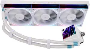 Thermalright Frozen Infinity 360 WHITE CPU Water Cooler, with Triple 124mm Infinity Mirror PWM Fans,for Intel 1150/1151/1200/2011/ 1700/1851&AMD/AM4/AM5,360 Size Infinity Mirror Water Cooling Radiator