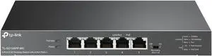TP-Link TL-SG105PP-M2 5 Port 2.5 Gigabit Switch Multi-Gigabit 4 PoE++ Ports @123W Fanless Metal Design Plug & Play PoE Auto Recovery QoS & IGMP