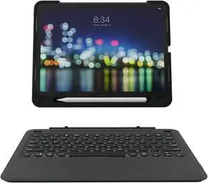 ZAGG Slim Book Go Wireless Keyboard Folio Case for Apple iPad Pro 11-inch (2018 Version) - Black