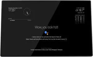 waveshare 13.3 Magic Mirror A Screen with Raspberry Pi 3A+ Inside and Voice Assistant Touch Control