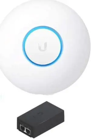 UniFi nanoHD UAP-nanoHD-US (2-Pack) Compact Dual Band Wave2 Enterprise Wi-Fi 4x4 MIMO Power Over Ethernet 48 POE-48-24W-G PoE Included