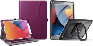 Fintie Multi-Angle Viewing Case for iPad 9th / 8th / 7th Generation 10.2 Inch + 360 Degree Rotating Shockproof Case