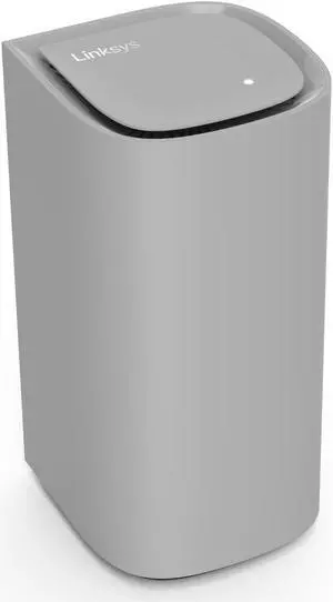 Linksys Velop Pro 6E WiFi Mesh System | One Cognitive Mesh Tri-Band Router | 5.4 Gbps (AXE5400) Speeds | 3,000 sq ft Coverage | Connect 200+ Devices | 1Pk MX6200 Grey | 2024 Release