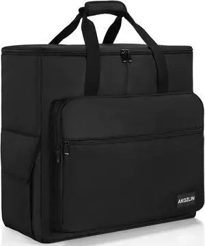 AKOZLIN Desktop Gaming Computer Tower PC Chassis Carrying Case Travel Storage Bag for Keyboard Mouse Accessories