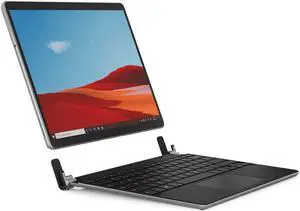 Brydge Microsoft Surface Pro+ Wireless Keyboard with Precision Touchpad | Compatible with Microsoft Surface Pro 8 | Designed for Surface (Platinum)