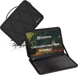 Smatree Hard EVA Protective Sleeve Case Compatible for 17.3 inch GIGABYTE AERO 17 HDR XD/YD/XC/YC Laptop, for 17.3 inch GIGABYTE AERO 17 KC Laptop Notebook Bag (X8324)