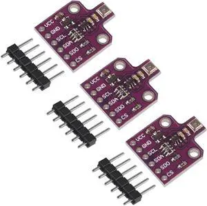 ACEIRMC BME680 Digital Temperature Humidity Pressure Sensor Breakout Board Compatible for Arduino Raspberry Pi ESP8266 3~5VDC BME680 (3pcs)