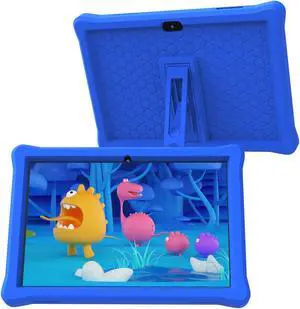 Kids Tablet 10 inch Tablet Android 12 Tablet for Kids 4GB RAM 64GB ROM Tablets 10 inch IPS Touch Screen 1280x800, Iwawa & Parent Control kid Tablet WiFi Dual Camera, 6000mAh Battery Shockproof Case