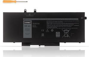 4GVMP Battery Replacement for Dell Latitude 5500 5400 Precision 3540 Inspiron 7590 7591 7791 2-in-1 P84F P84F001 P42E P42E001 P98G001 P80F P80F001 New Laptop Battery for R8D7N 1V1XF C5GV2 P84F