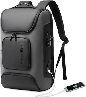 BANGE Business Laptop Backpack Fit for 15.6 INCH,Travel Backpack with USB Charging Port,Men Travel Backpack with Water Bottle Holder for Men and Women...