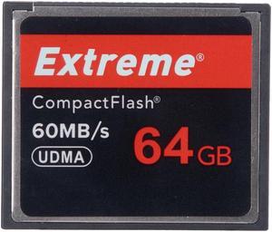 64GB Extreme Compact Flash Memory Card High Speed Up to 60MB/s Camera CF Card