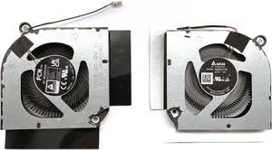 BestParts New CPU+GPU Cooling Fan Replacement for ACER Predator Helios 300 15.6'' (PH315-55), Helios 300 17.3'' (PH317-56), All-Metal Blades AeroBlade 3D CPU Fan+ABS GPU Fan, 12V Fan