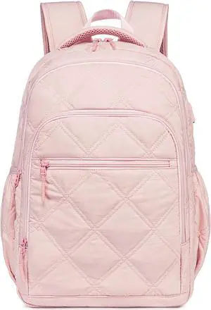 Bluboon Backpack for Women 15.6 Inch Laptop Bookbag College School Backpack Girls Schoolbag Compartment Daypack for Business Travel