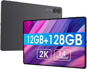 CWOWDEFU Tablet 11 inch Android 14,2K Display Octa-Core 12GB+128GB(1TB TF) Gaming,7000mAh/1920x1200 FHD+incell WiFi 6 PC Android Tablet Dual Camera Widevine L1 2024 Tablet Gary
