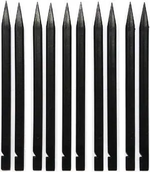 Fixinus 200 Pieces 4.72" Black Stick Non-Abrasive Nylon Plastic Spudger Security Pry Bar for iPhone iPad Mobile Phone Tablet Laptop LCD Screen Opening Repair Tool