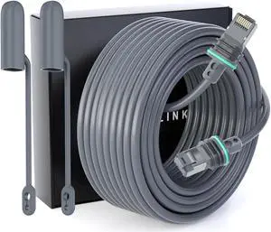 Frafode Starlink Gen 3 Cable, 150FT/46M Replacement Standard V3 Starlink Cable for Starlink Rectangular Satellite Extension Starlink Ethernet Cable Waterproof Accessories - Gray