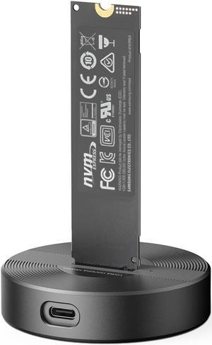 Portable M.2 SSD Dock USB4 40Gbps M.2 SSD to USB-C Adapter Thunderbolt Docking Compatible with NVMe PCIe SSDs in Sizes 2230/2242/2260/2280/22110