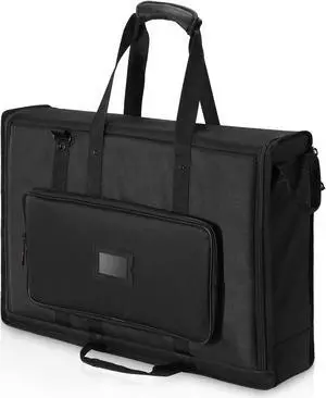 1st Place Products Foldable Padded Nylon Tote Carrying Case -Transport LCD Screens, Computers, Monitors & TVs Between 19" - 24" - Water Resistant - Shoulder Strap & Handle Options - Premium Quality