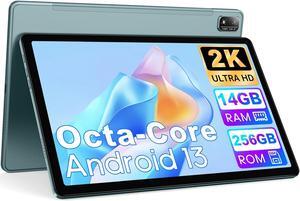 AISLPC 11 Inch Tablet Android 13 Tablets 16GB RAM+256GB ROM+1TB Expand Octa-Core Tablets PC with Dual SIM Card Slot, 2K 2000 x 1200 Display, 8+13MP Dual Camera, Bluetooth5.0, GPS, 5G/2.4G WiFi