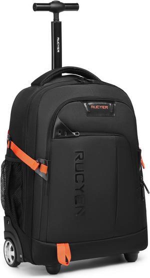 GOTECH Rolling Backpack, 18 inch Laptop Travel Backpack with Wheels for Men Women, Rolling Wheeled Backpack for Business Travel