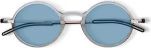 Always With You ThinOptics Blue Light Blocking Reading Glasses for Computers & Screens - Ultra Lightweight and Durable - Round Clear 2.0x