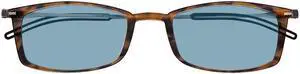 Always With You ThinOptics Blue Light Blocking Reading Glasses for Computers & Screens - Ultra Lightweight and Durable - Rectangular Tortoise 1.5x
