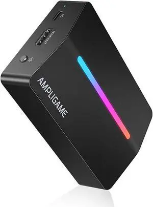 Fifine AmpliGame Video Capture Card, HD 1080 60fps for Audio Video, Gaming, Live Streaming, 4K HDMI to USB Capture Card Compatible with PS4/Windows/Mac OS/Switch/Xbox-V3
