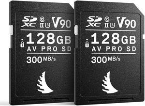 Angelbird - Match Pack for Canon - AV PRO SD V90 MK2-128 GB - SDXC UHS-II Memory Card - Widely Compatible - up to 6K RAW