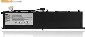 BTY-M6L Laptop Battery Replacement for MSI GS65 Stealth Thin 8SE 8SF 8SG 8RF 9SE 9SF 9SG PS63 GS60 6QE-054US series for MSI P65 Creator 8RD-021 8SF 9SE series for MSI P75 Creator 9SC 15.2V/80.25Wh
