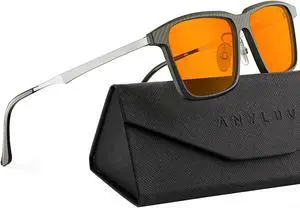 ANYLUV Blue-Light Glasses-for-men Blue-Light-Blocking Glasses: Lightweight Blue Light Glasses Carbon Fiber Anti Fatigue Gift