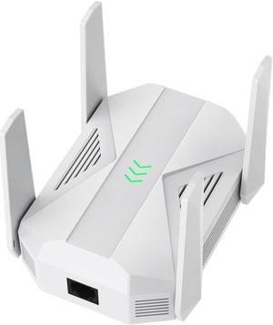 2025 AC2100 WiFi Extender - WiFi Extender Signal Booster with Gigabit Ethernet Port, WiFi Booster Dual-Band(5.8G&2.4G) Coverage to 12888 sp.ft, Faster Speed, Compatible with Multiple Devices