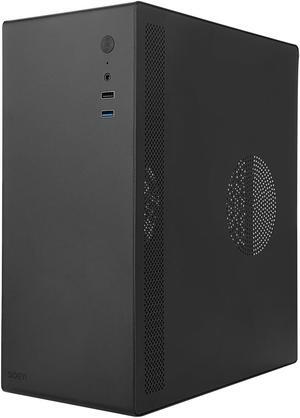 Iesooy Micro ATX Case, MATX Case Mini PC ITX Desktop Computer Case Support Micro ATX/ITX Mini PC case with USB3.0, Support 3.5'' HDD
