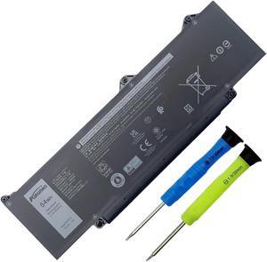 AURUNHO R73TC DR02P 54Wh Laptop Battery Replacement for DELL Latitude 3340 3440 3540 5340 5340 5440 5540 2-in-1 Precision 3480 3580 Series 2X1V9 GRWKG KDM9P 2X1V9 11.4V