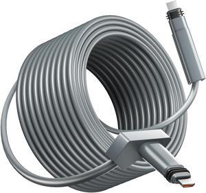 AstroniSync Cable for Starlink, Plug and Play Cable for Starlink Gen 2 with 164FT Length, 1200Mbps Fast Data Transfer Replacement Cable with Water and Corrosion-Proof Housing