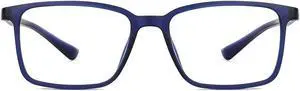 Lenskart Blu | Zero Power Blue Cut Computer Glasses| Gaming Glasses | Anti Glare, Lightweight & Blocks Harmful Rays | UV Protection Specs | Men & Women | Large | LB E13737