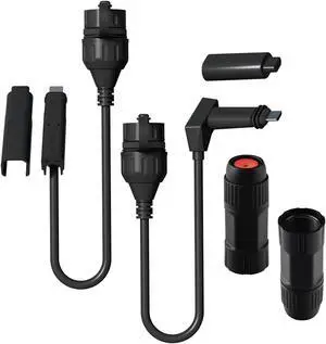 BarBaren for Starlink Ethernet Adapter Gen 2, Starlink Cable Starlink V2 SPX Plug to RJ45 Adapters Female Connectors for Starlink Gen 2 Dishy and Router (Pair for Dish and Router), Waterproof