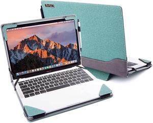 Berfea Protective Cover Case Compatible with HP Chromebook 14/14a G5 G6 G7,ZBook 14u G5/G6 14 inch Laptop Notebook Sleeve PU Leather Hard Case Shell